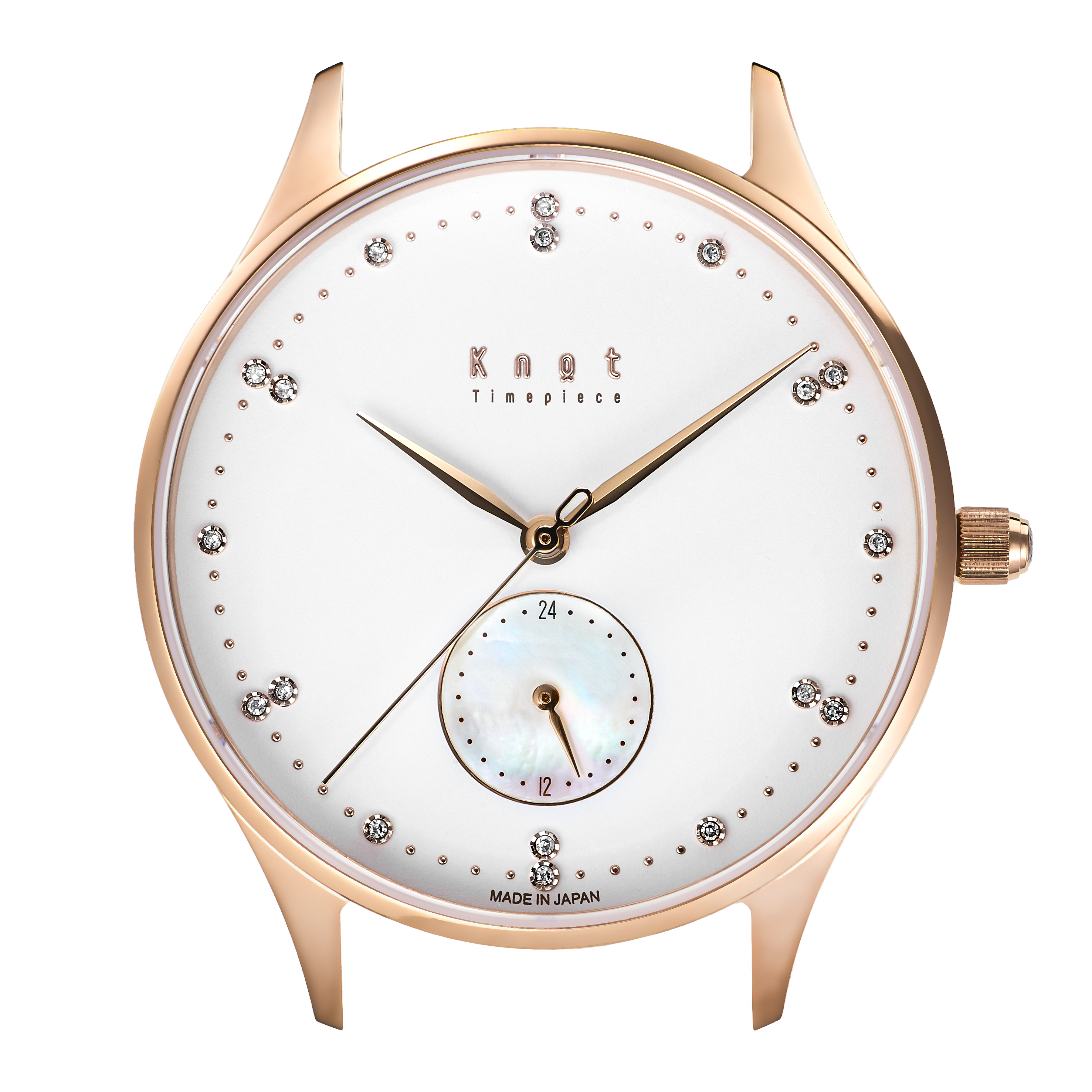Knot CJ-36RGWH 腕時計 メンズ レディース クォーツ ローズゴールド