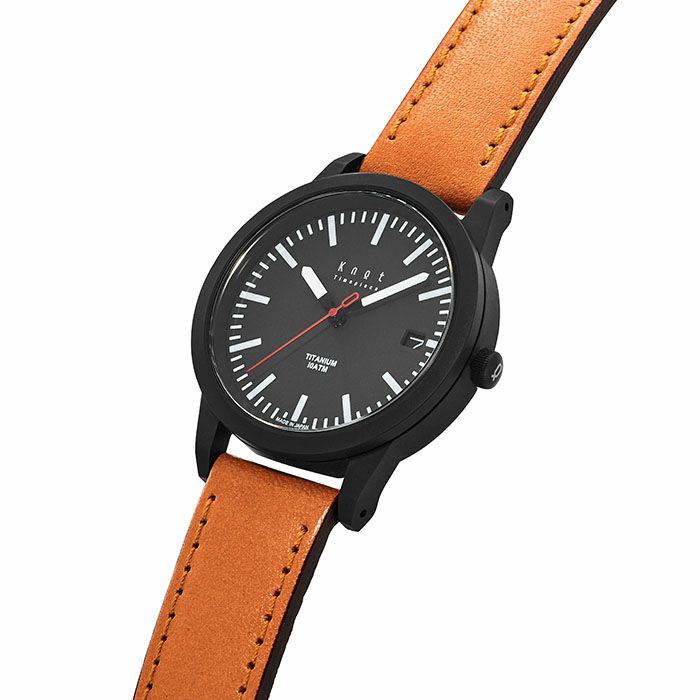 Knot TS1-36BKBK 腕時計 メンズ レディース ソーラー ブラック 日本製 