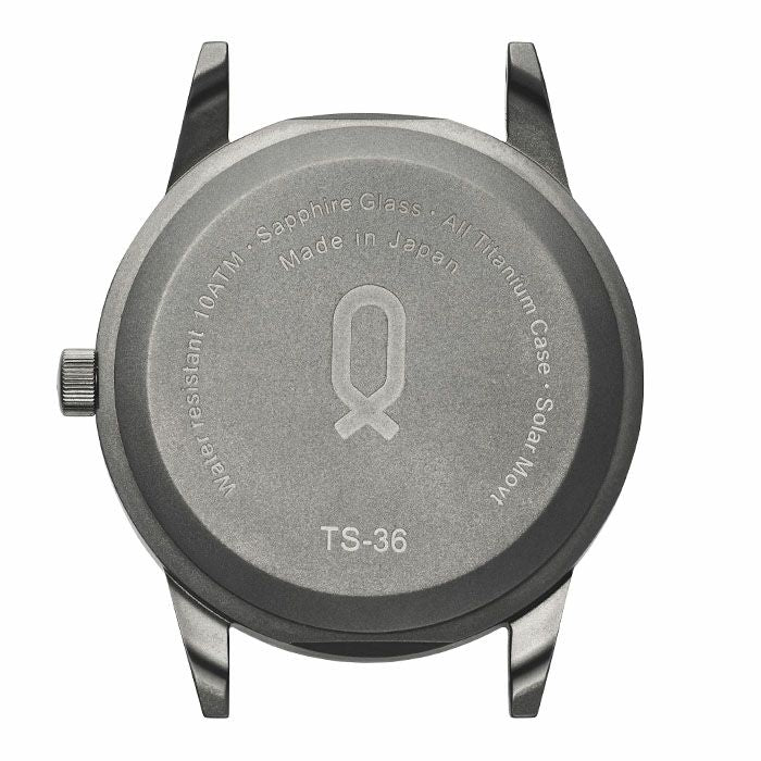 Knot TS1-36TINV 腕時計 メンズ レディース ソーラー ネイビー 日本製 ...