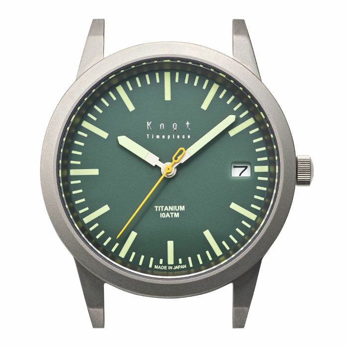 Knot TS1-36TIGN 腕時計 メンズ レディース ソーラー グリーン 日本製