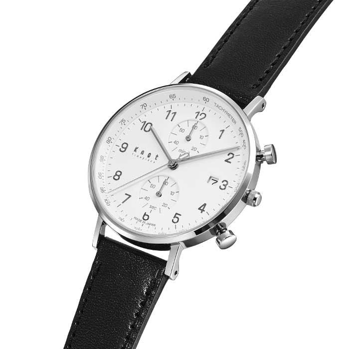 Knot CC-39ASVWH 腕時計 メンズ レディース クォーツ ホワイト 日本製 