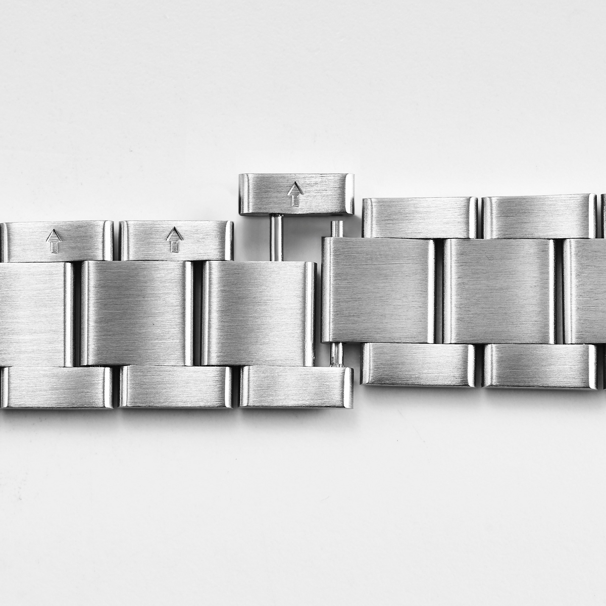 Knot S20-LSD-BK 時計ベルト バンド ステンレス 20mm シルバー