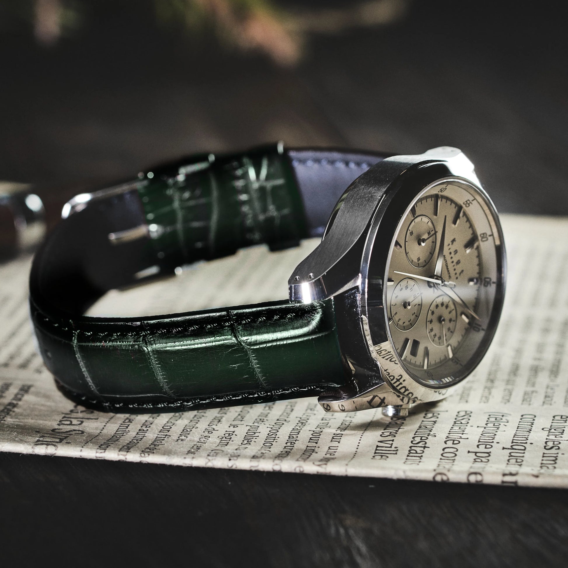 Knot S18-SFC-PBR 時計ベルト バンド パティーヌ仕上げ クロコダイル Knot S18-SFC-PBR 時計ベルト バンド パティーヌ仕上げ クロコダイル