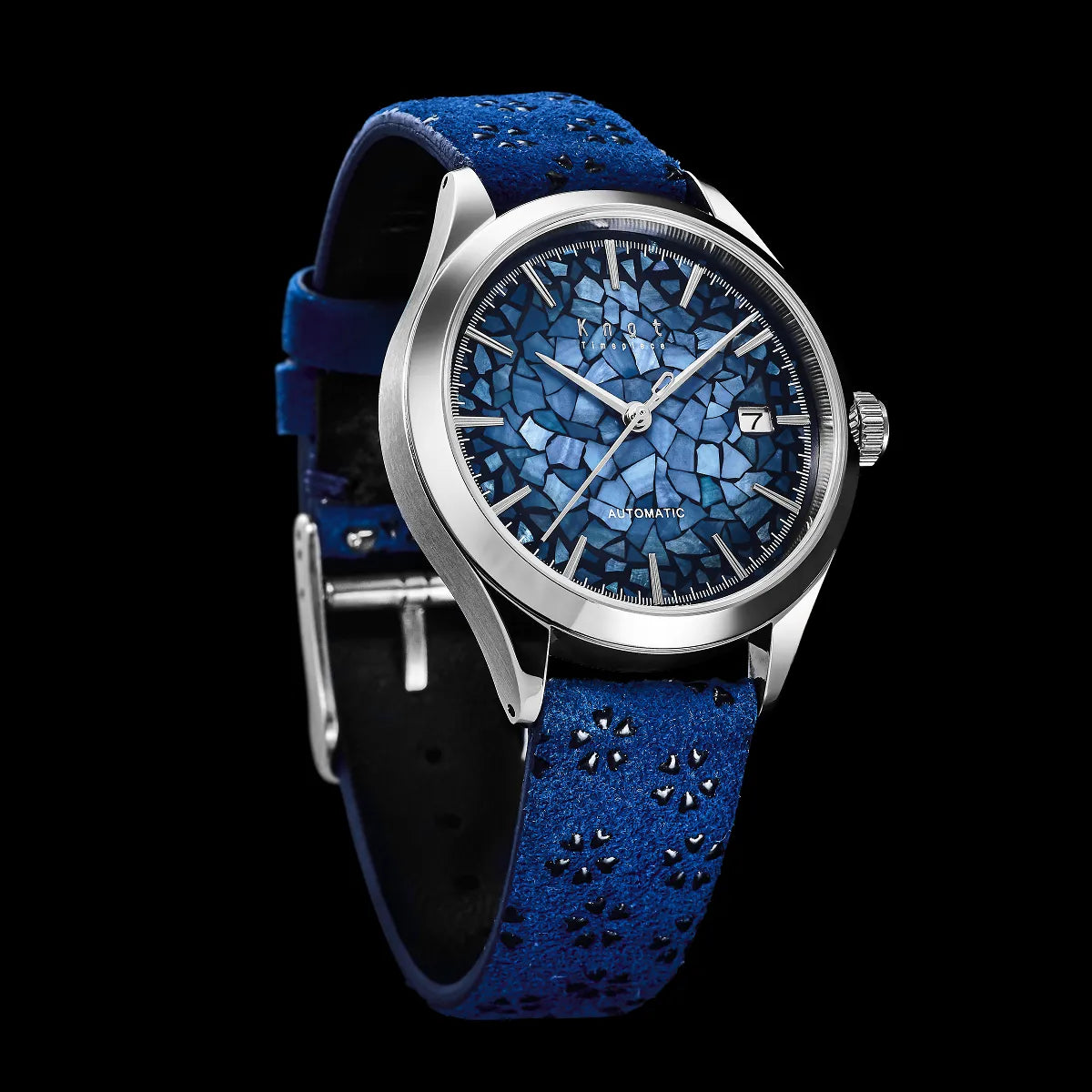 Maker's Watch Knot TAKUMI Collection 螺鈿 蒼色 日本製機械式腕時計