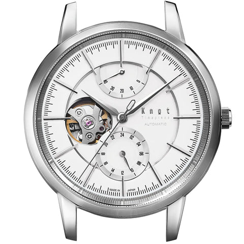 ノーブランドメンズシルバー自動巻き時計 40mm CAP-40SVWH_67f466b2-661f-4ed2-