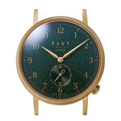 Knot CAS-36YGGN 腕時計 メンズ レディース 機械式 グリーン 日本製 Knot CAS-36YGGN 腕時計 メンズ レディース 機械式 グリーン 日本製