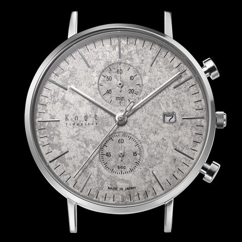 Knot AC-39 クロノグラフ 39mm メッシュベルト クォーツ 日本製 ASCII Knot AC-39 クロノグラフ 39mm メッシュベルト クォーツ 日本製 ASCII