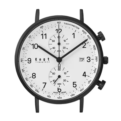 Knot CC-39ASVWH 腕時計 メンズ レディース クォーツ ブラック 日本製 Knot CC-39ASVWH 腕時計 メンズ レディース クォーツ ブラック 日本製
