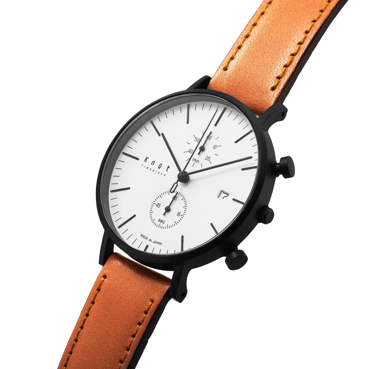 Knot CC-39BKWH 腕時計 メンズ レディース クォーツ ブラック ホワイト