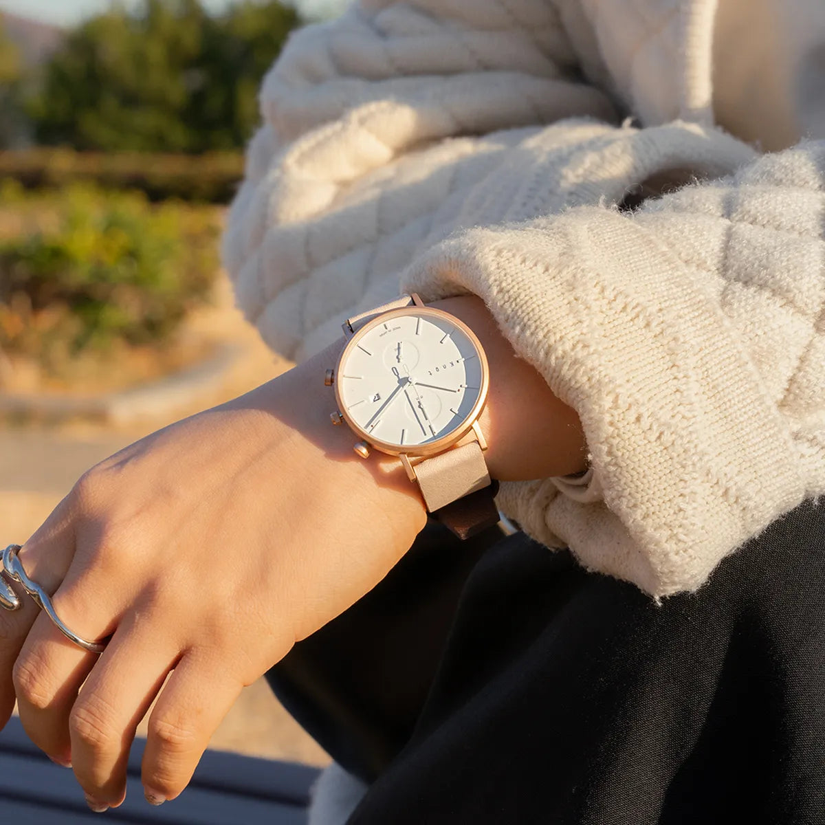 腕時計 ミニ クォーツ 防水 カジュアル レディース 人気カラーの - メンズ腕時計