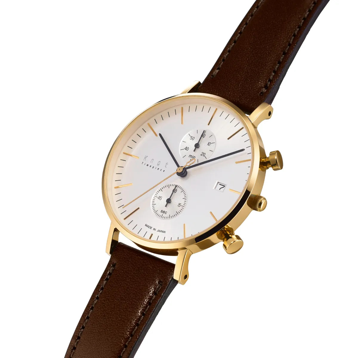 Knot CC-39YGSV 腕時計 メンズ レディース クォーツ イエローゴールド