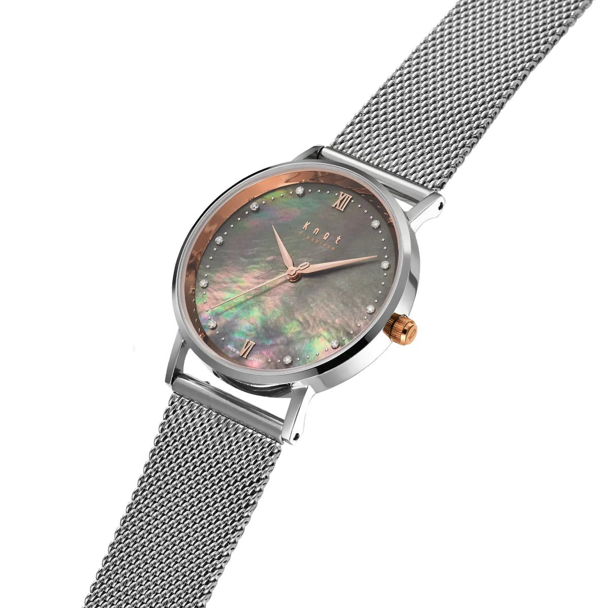 Knot CJ-32SVCG 腕時計 メンズ レディース ソーラー チャコールグレー