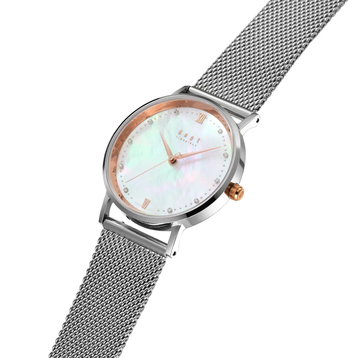 Knot CJ-32SVWH 腕時計 メンズ レディース ソーラー ホワイト 日本製