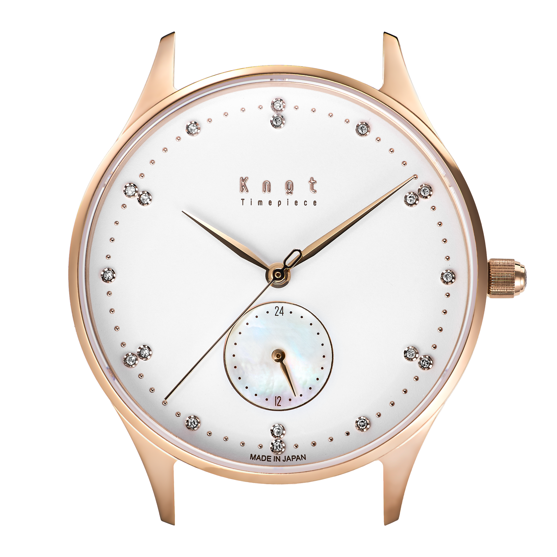 Knot CJ-36RGWH 腕時計 メンズ レディース クォーツ ローズゴールド