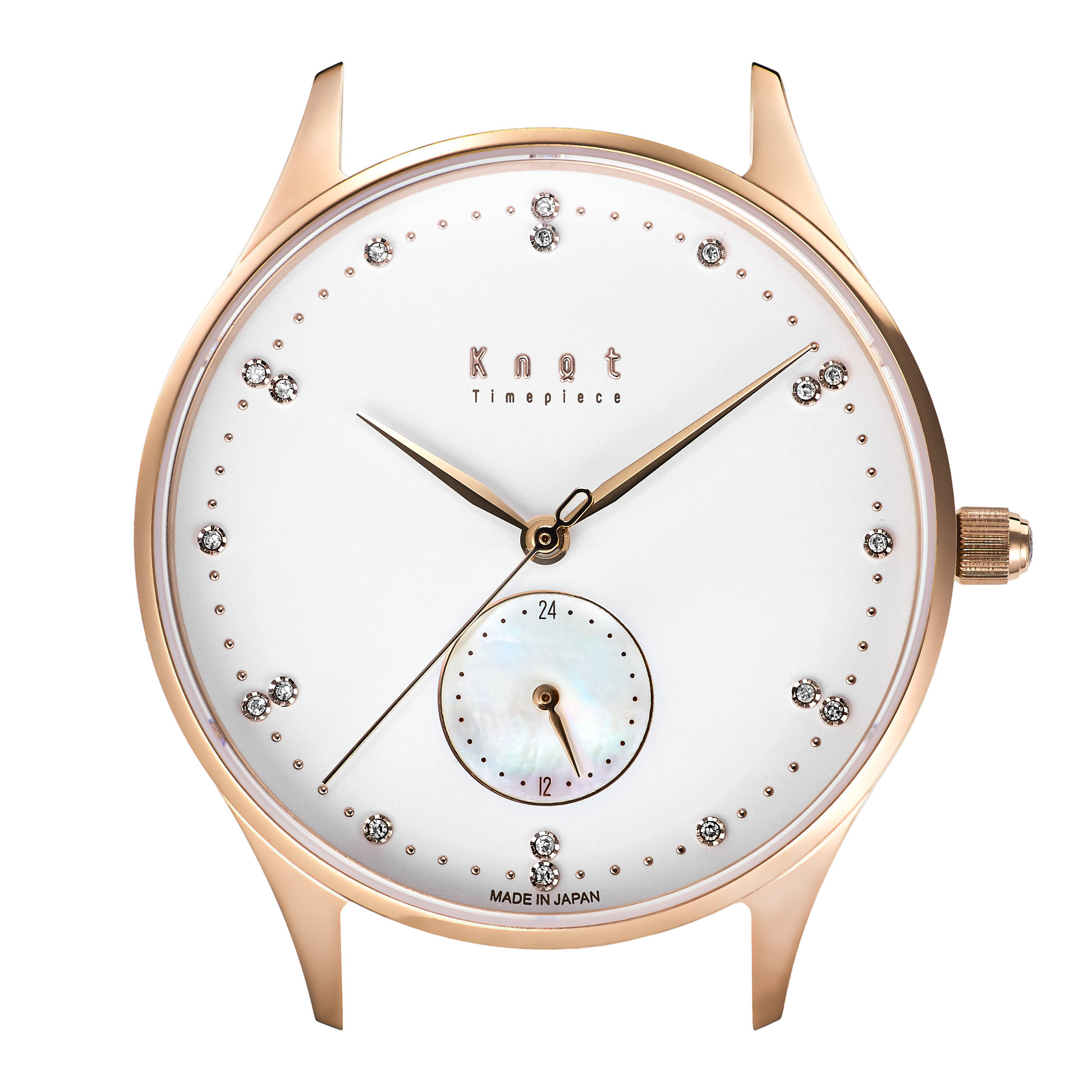 Knot CJ-36RGWH 腕時計 メンズ レディース クォーツ ローズゴールド