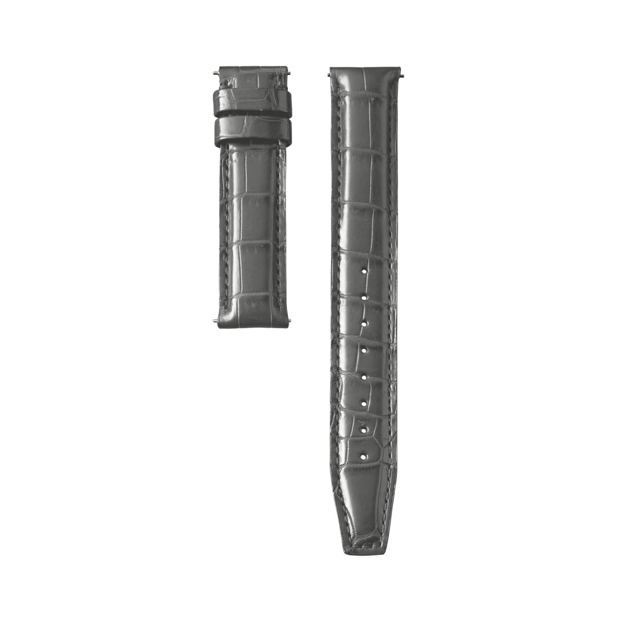 Knot S18-SFC-GR-L 時計ベルト バンド クロコダイル レザー 18mm Knot S18-SFC-GR-L 時計ベルト バンド クロコダイル レザー 18mm