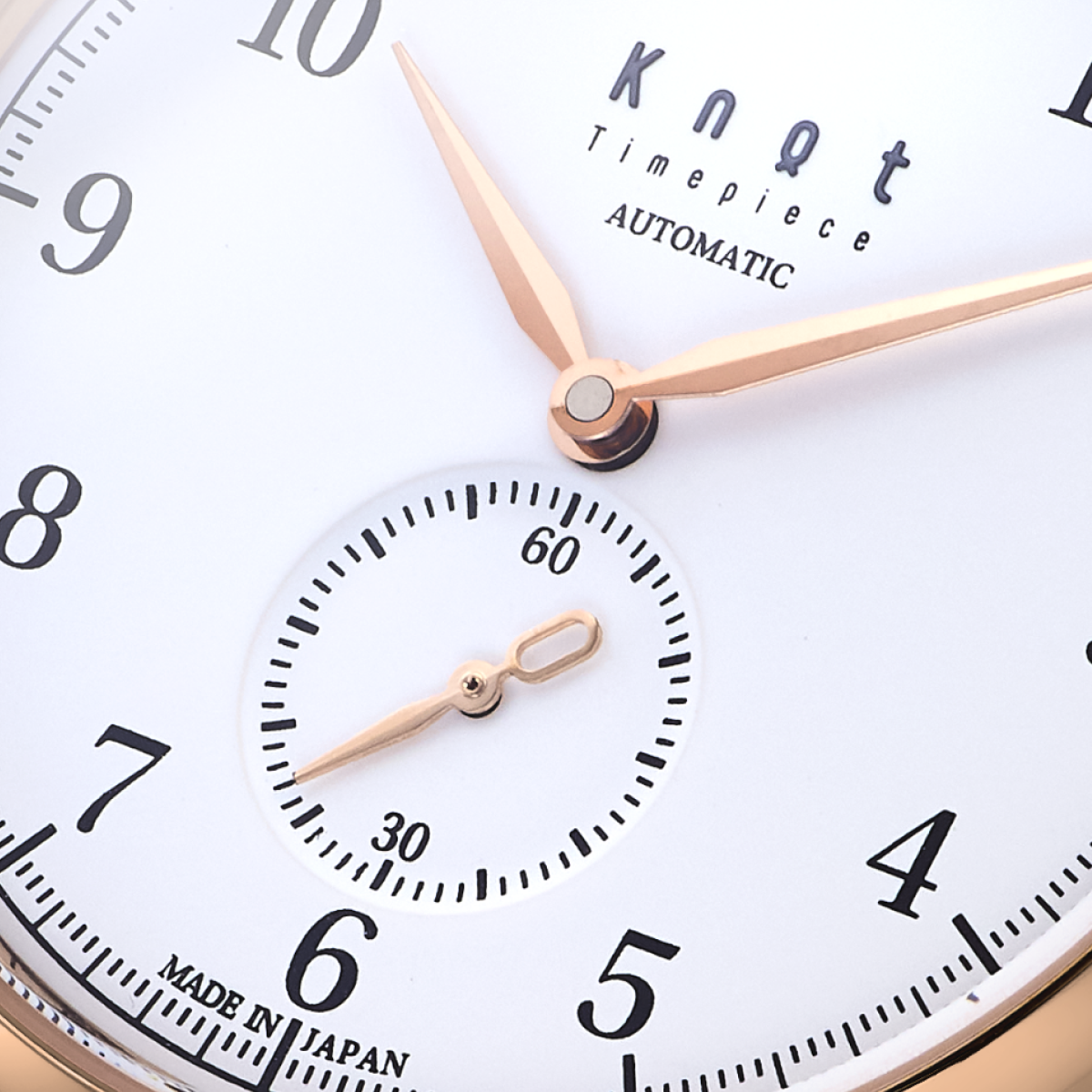 Knot CAS-36_S18-TT 腕時計 メンズ レディース 機械式 ホワイト 日本製