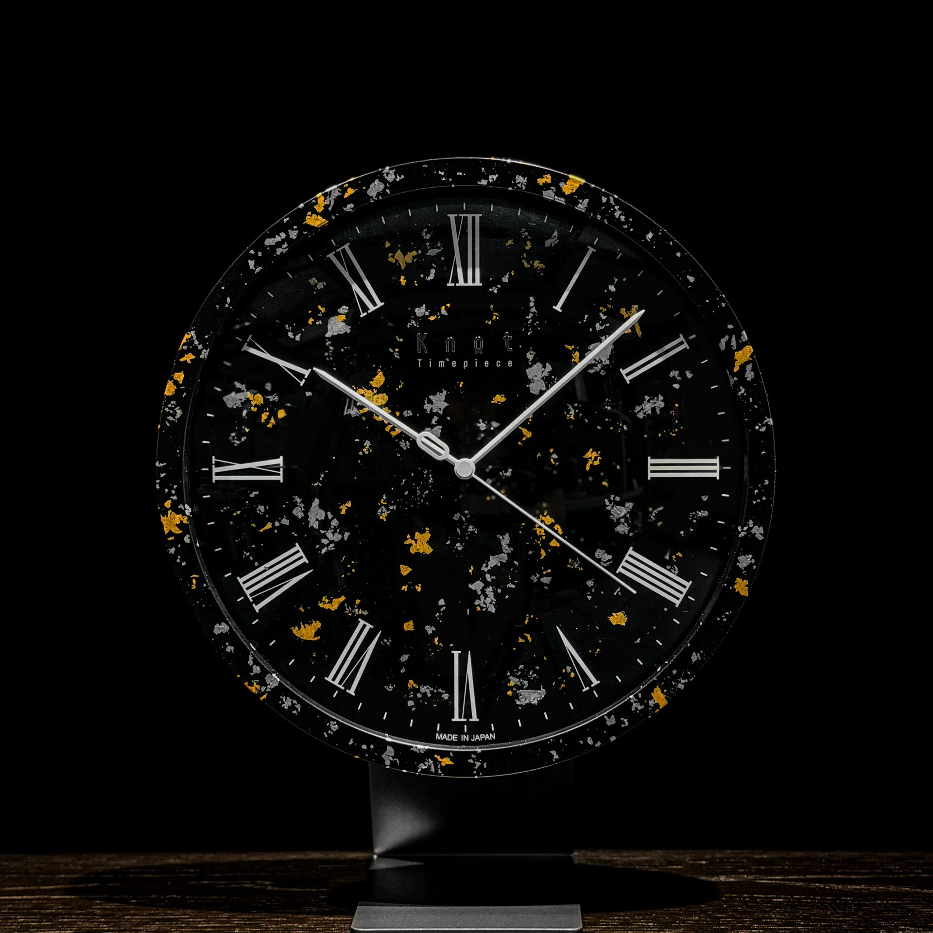 金沢箔クロック ブラック3 – Maker's Watch Knot
