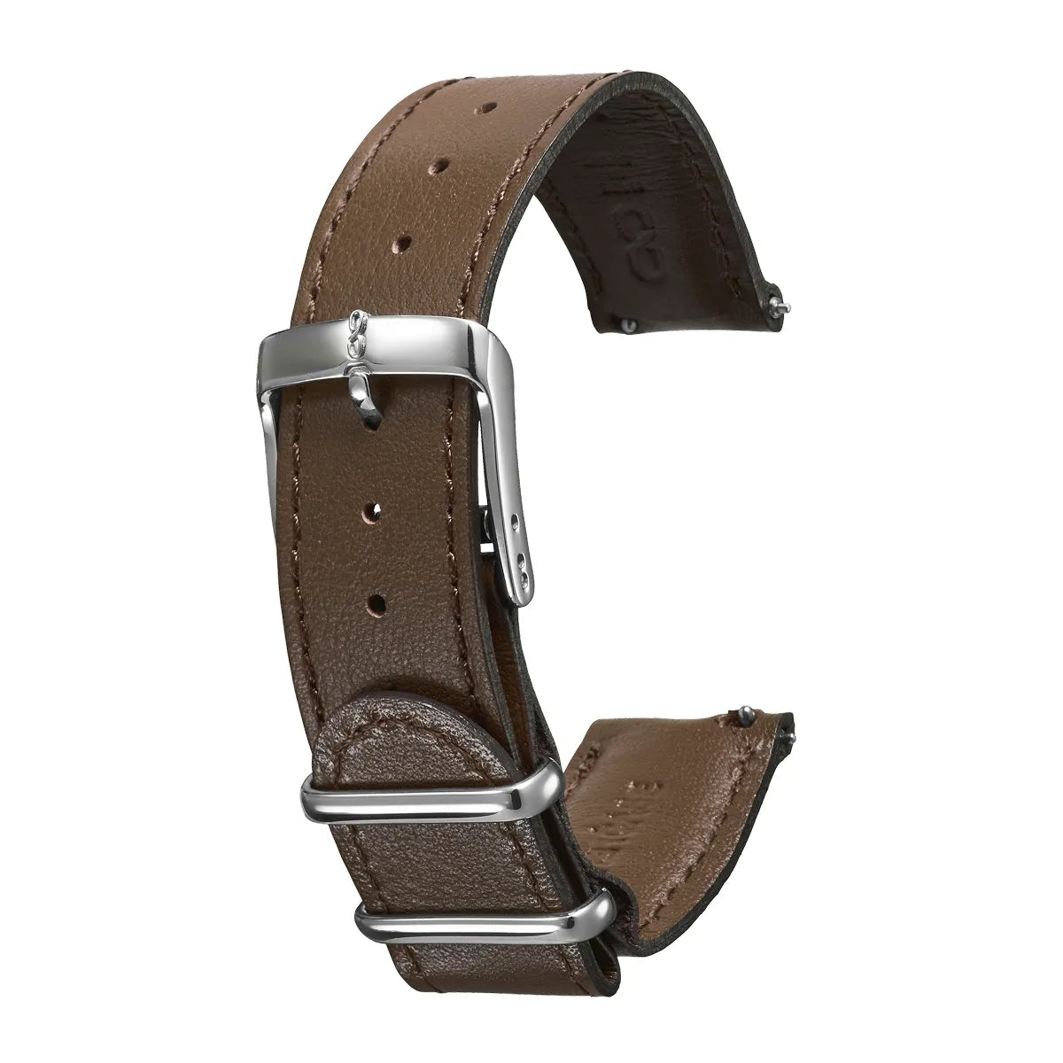 リストバンド　星野ジャパン着用モデル Knot S18-LC-NWP-BR 時計ベルト バンド 18mm ブラウン 防水レザー NATO