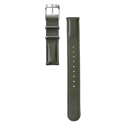 Knot S18-LC-NWP-OV 時計ベルト バンド 18mm オリーブ 防水レザー NATO