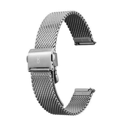 Knot MD-18SVSV 時計ベルト バンド ステンレス 18mm シルバー メッシュ Knot MD-18SVSV 時計ベルト バンド ステンレス 18mm シルバー メッシュ