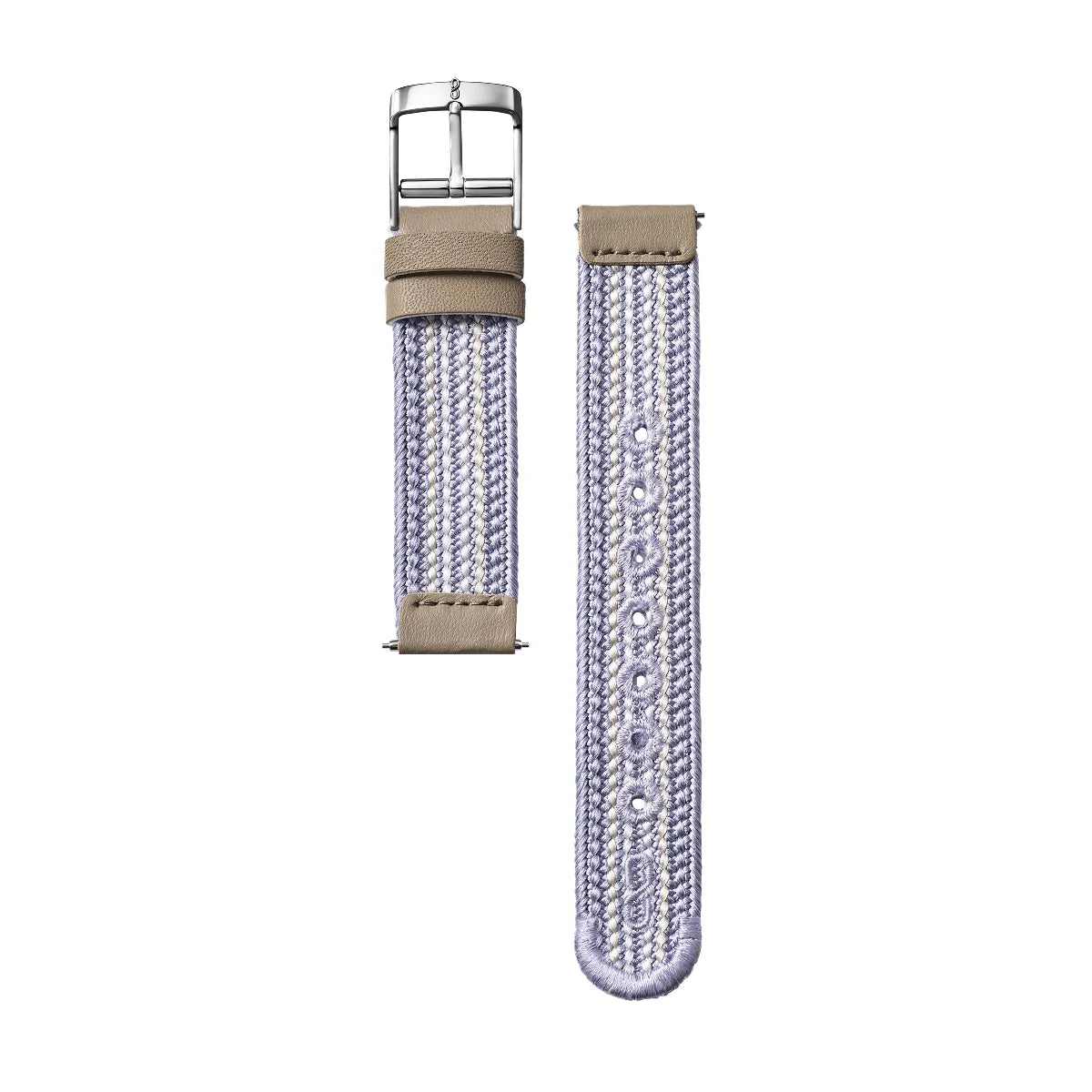 Knot S18-AK-1812 時計ベルト バンド くみひも 18mm グリーン イエロー