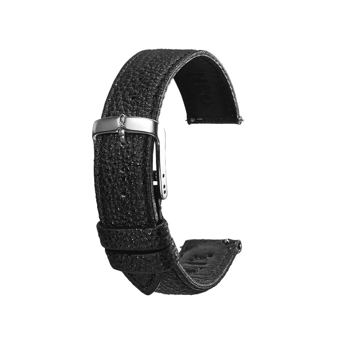 Knot S18-THK-BK 時計ベルト バンド 本革 18mm ブラック 姫路黒桟革 Knot S18-THK-BK 時計ベルト バンド 本革 18mm ブラック 姫路黒桟革