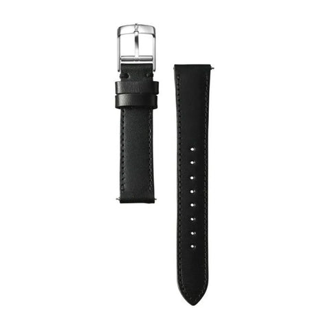 Knot S18-TT-BK 時計ベルト バンド 本革 18mm ブラック 栃木レザー