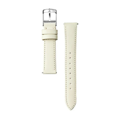 Knot S18-TT-WH 時計ベルト バンド 本革 18mm ホワイト 栃木レザー
