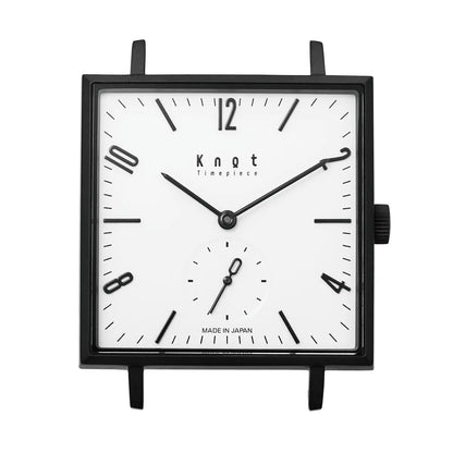 Knot SQ-32BKWH 腕時計 メンズ レディース クォーツ ブラック ホワイト