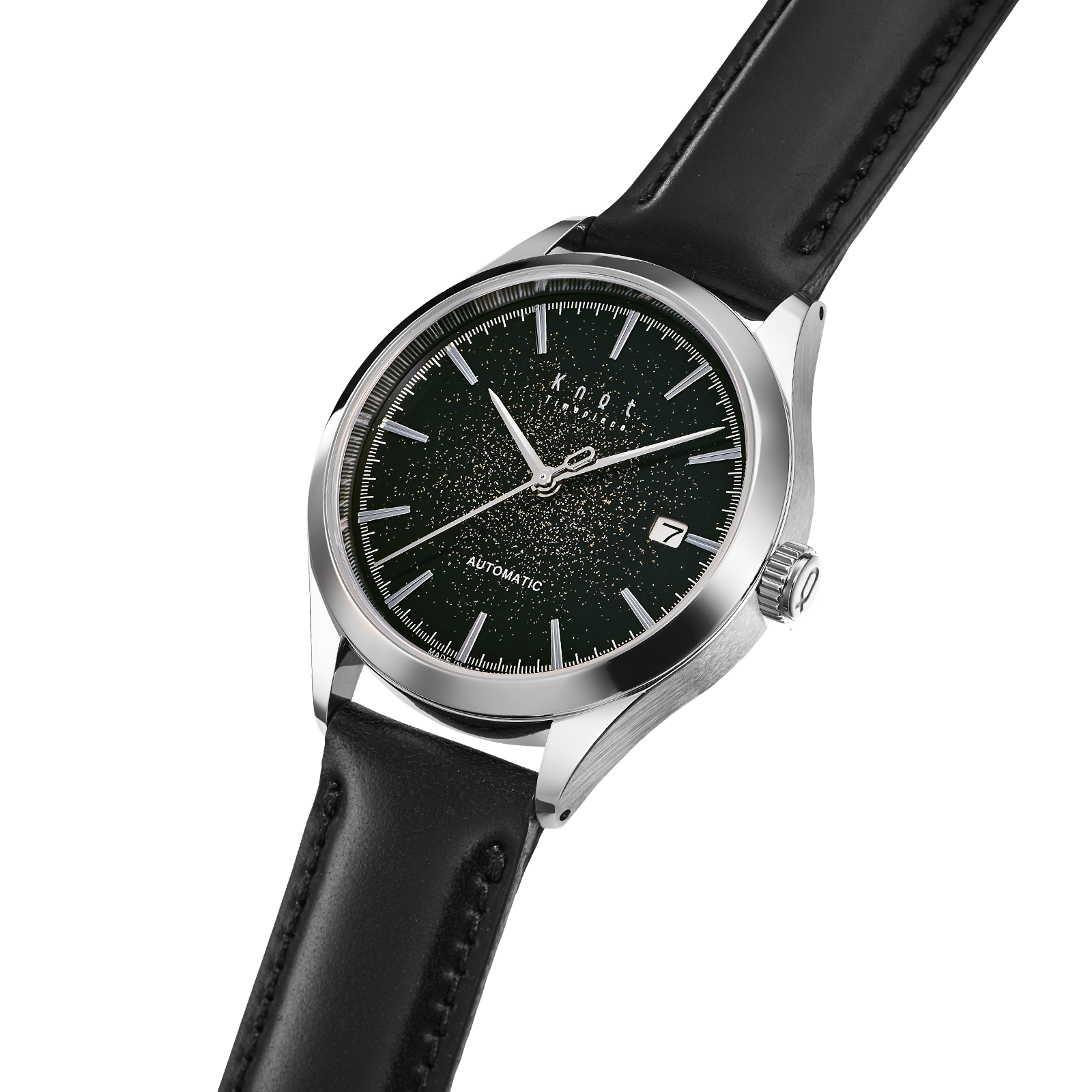 Knot AT-38SVJPBKGS 機械式腕時計 メンズ 自動巻き ブラック 日本製 Knot AT-38SVJPBKGS 機械式腕時計 メンズ 自動巻き ブラック 日本製