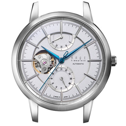KNOT 自動巻き腕時計 Knot CAP-40SVSV 腕時計 メンズ 自動巻き シルバー 日本製 40mm