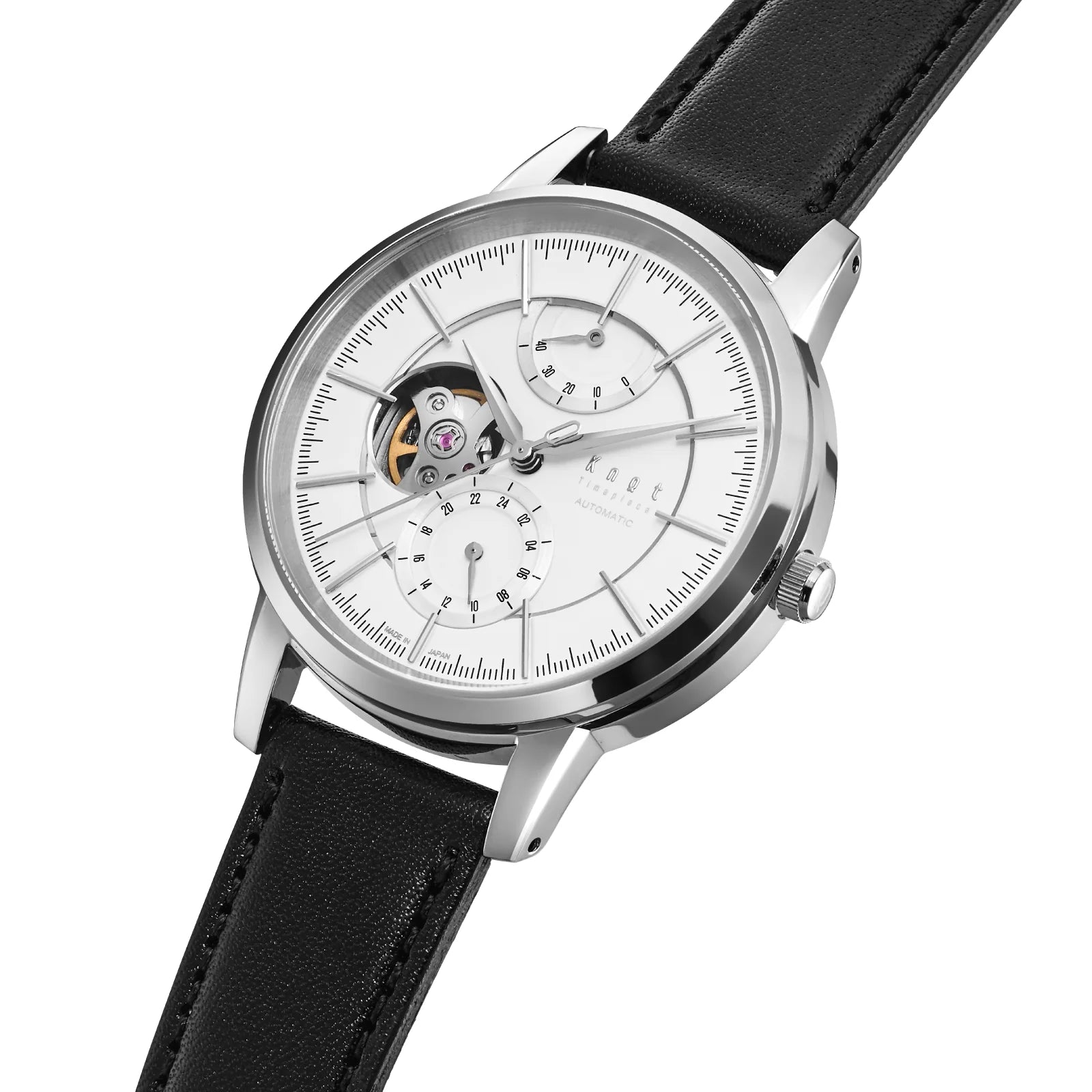 Knot CAP-40SVWH 腕時計 メンズ 自動巻き ホワイト 日本製 40mm Knot CAP-40SVWH 腕時計 メンズ 自動巻き ホワイト 日本製 40mm
