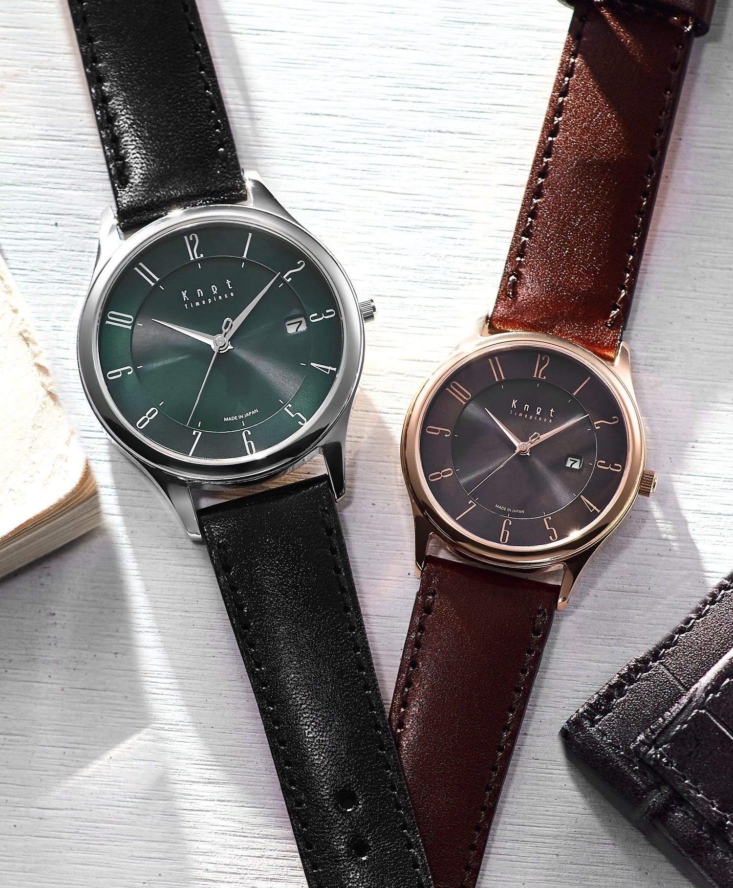◆感謝価格◆knot◆ノット◆クラシックソーラー腕時計◆ クラシックソーラーアラビック - Maker's Watch Knot | ビジネス