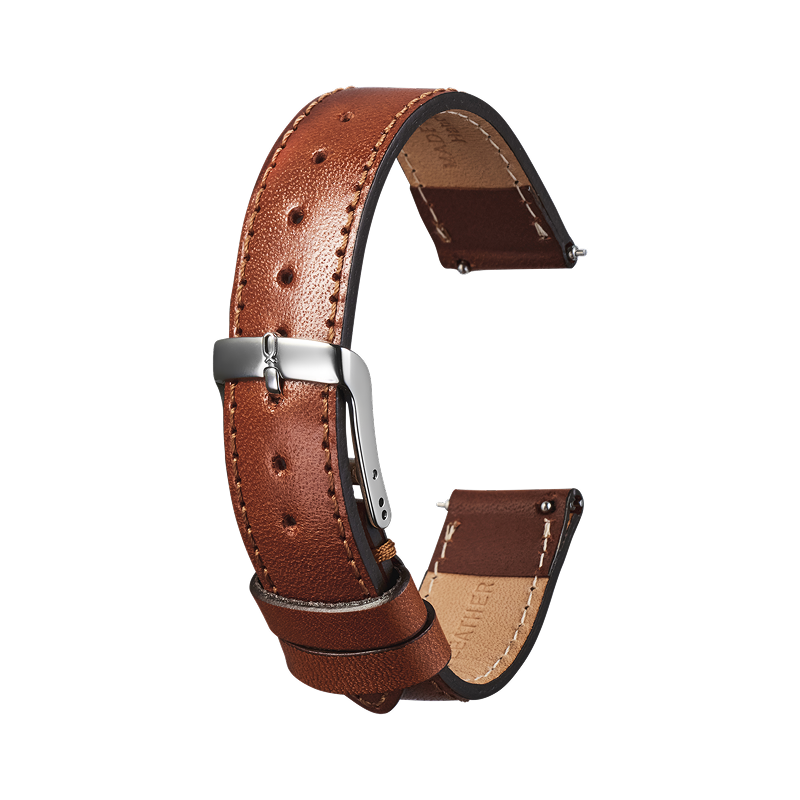 Knot S18-TT-BR 時計ベルト バンド 本革 18mm ブラウン 栃木レザー Knot S18-TT-BR 時計ベルト バンド 本革 18mm ブラウン 栃木レザー
